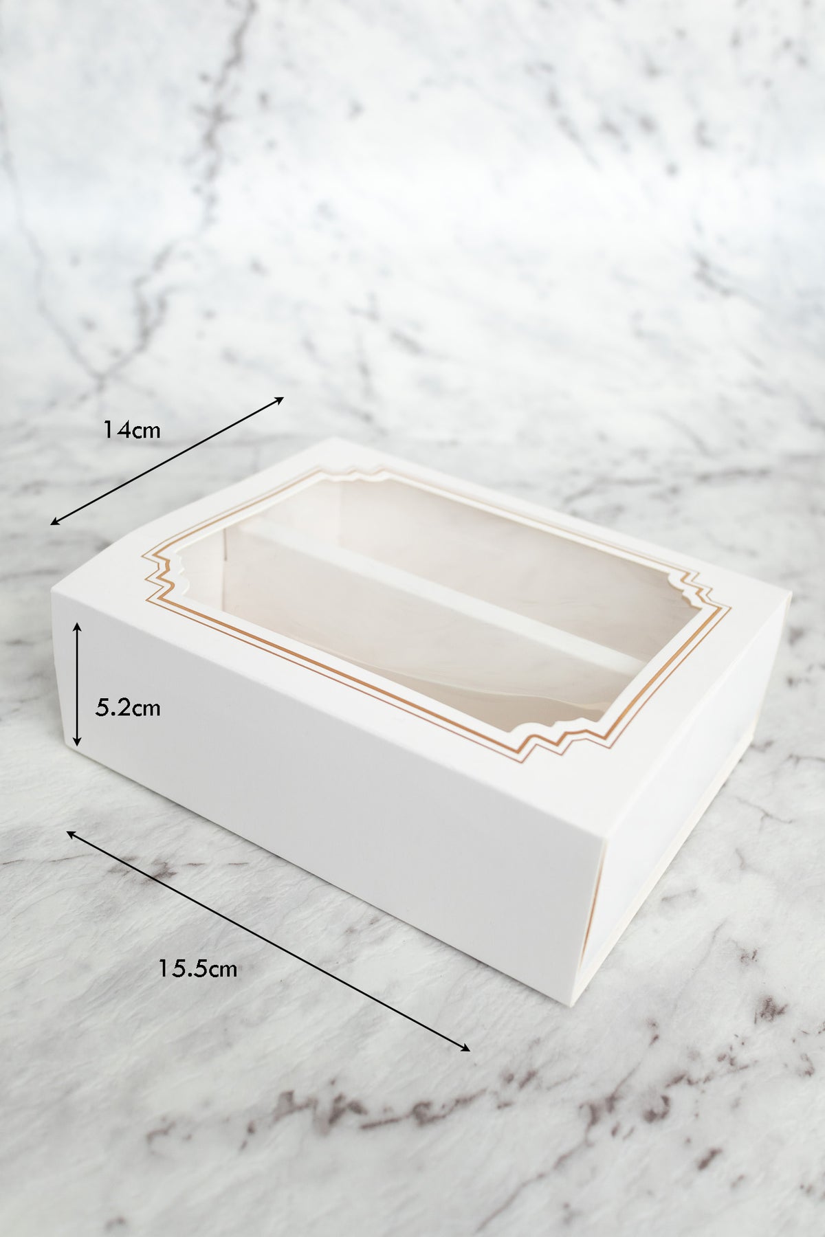 Macaroon Boxes - 15.5x13x5.2cm - Pack of 20