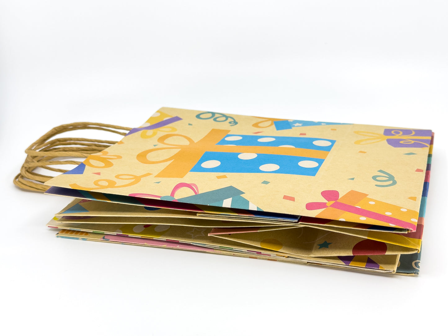 Kraft Party Bag - 20x14x26cm - Pack of 12