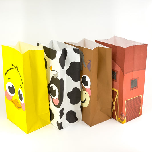 Kids party bag - 12x8x23cm - Pack of 8