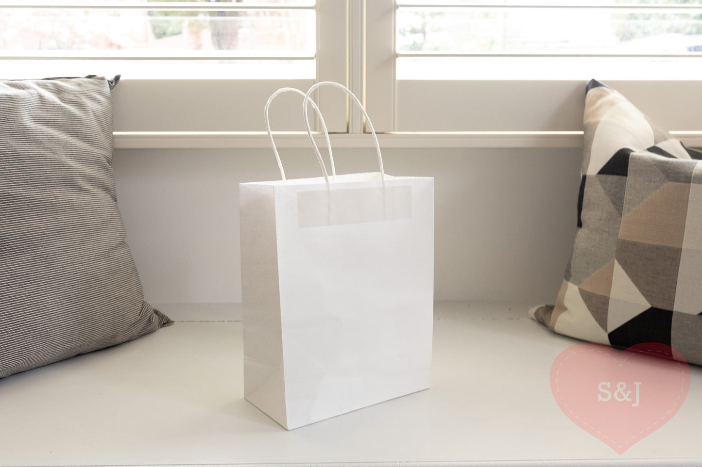 Kraft Paper Bags - White/Brown/Black - 10pk