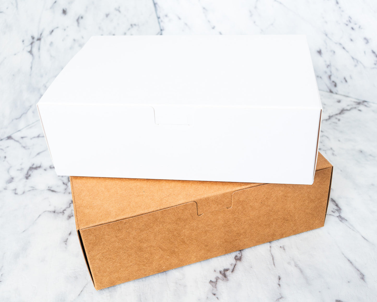 Cardboard Food Container Box - Pack of 50 - 3 Sizes