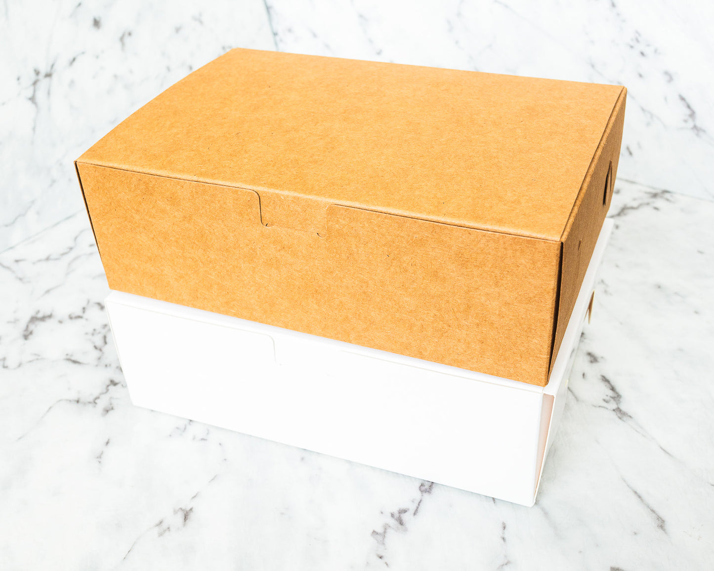 Cardboard Food Container Box - Pack of 50 - 3 Sizes