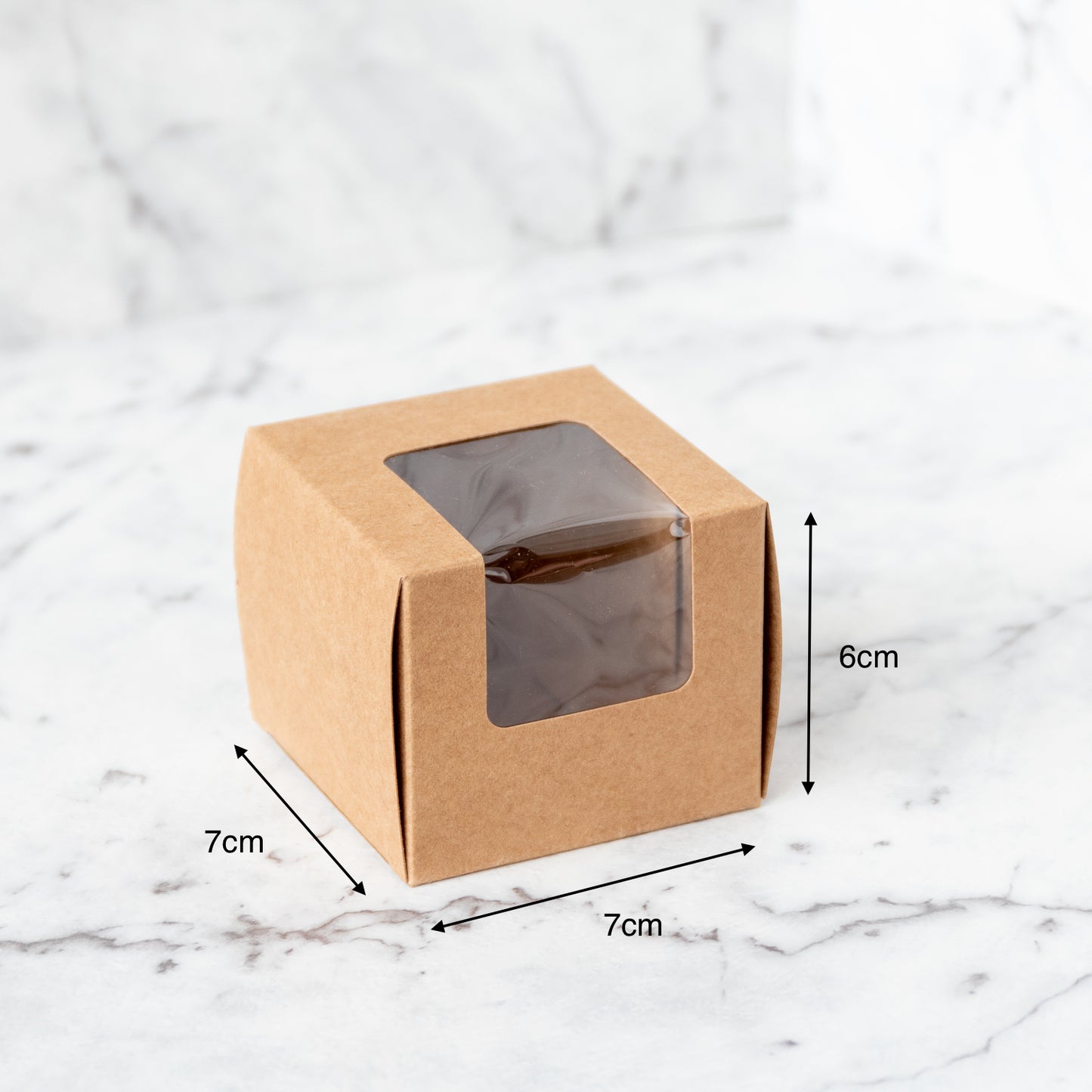 Window Kraft Box - Pack of 10