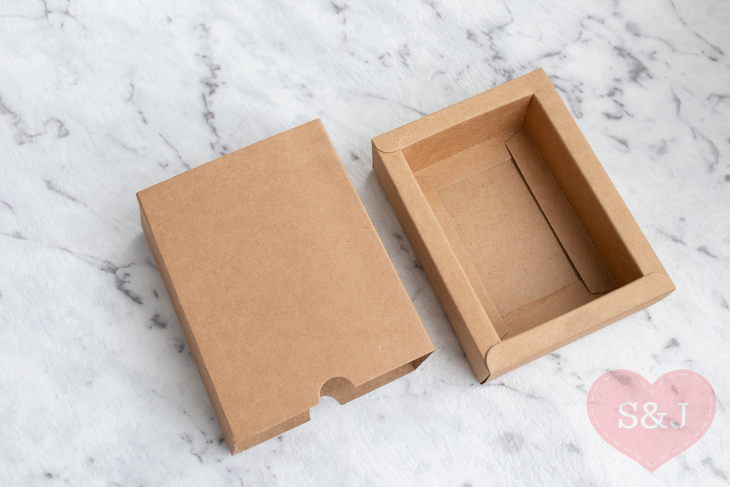 Sleeve Box - White/Brown/Black - Pack of 10