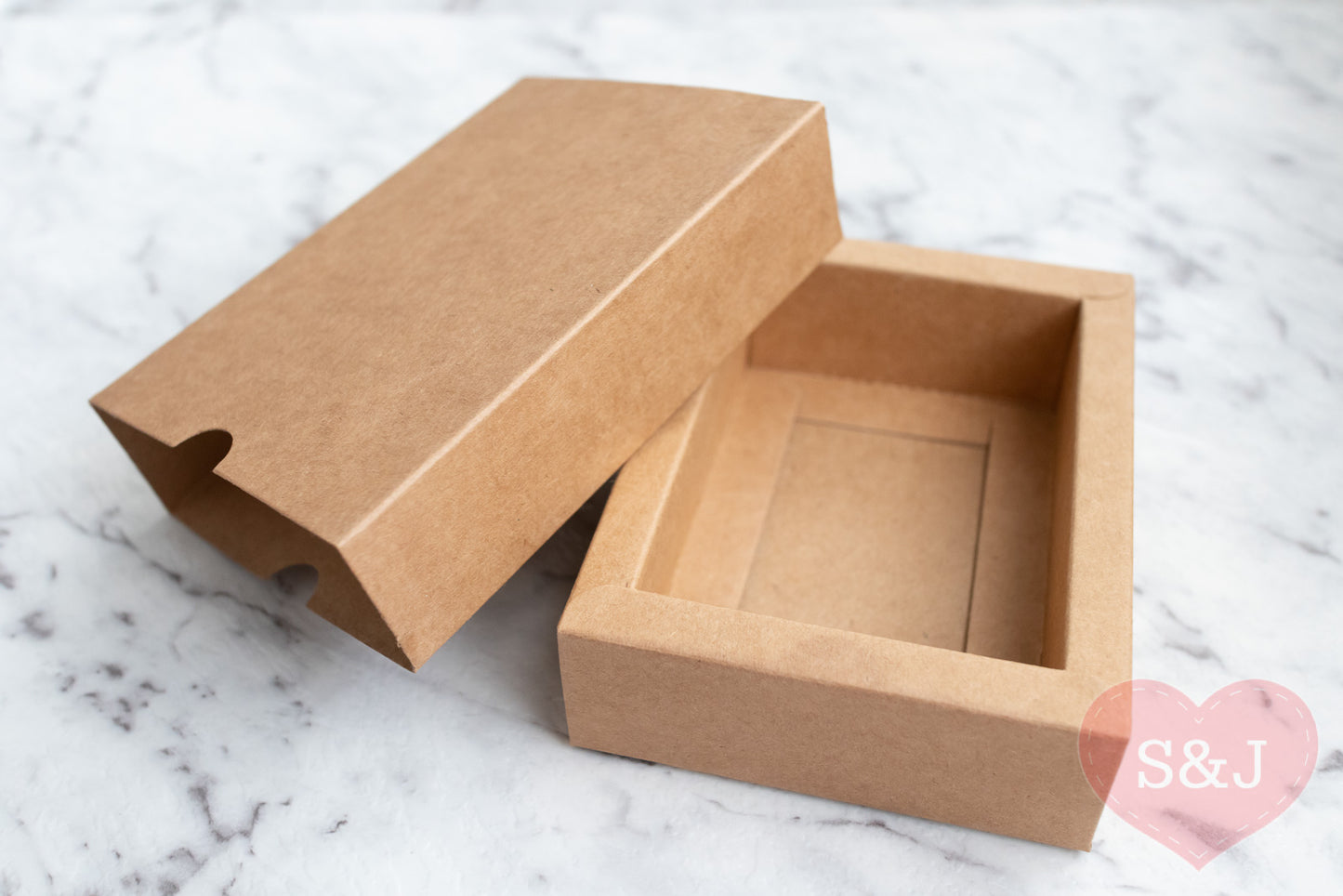 Sleeve Box - White/Brown/Black - Pack of 10