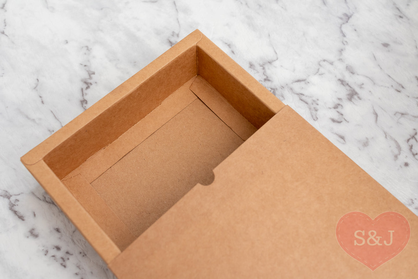 Sleeve Box - White/Brown/Black - Pack of 10