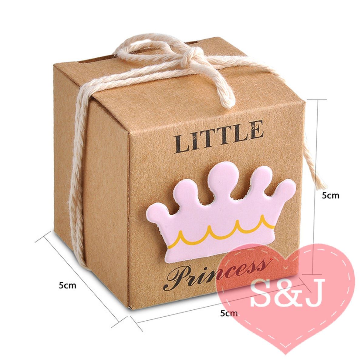 Baby Shower Birthday Favour - 5x5x5cm - Pack of 10