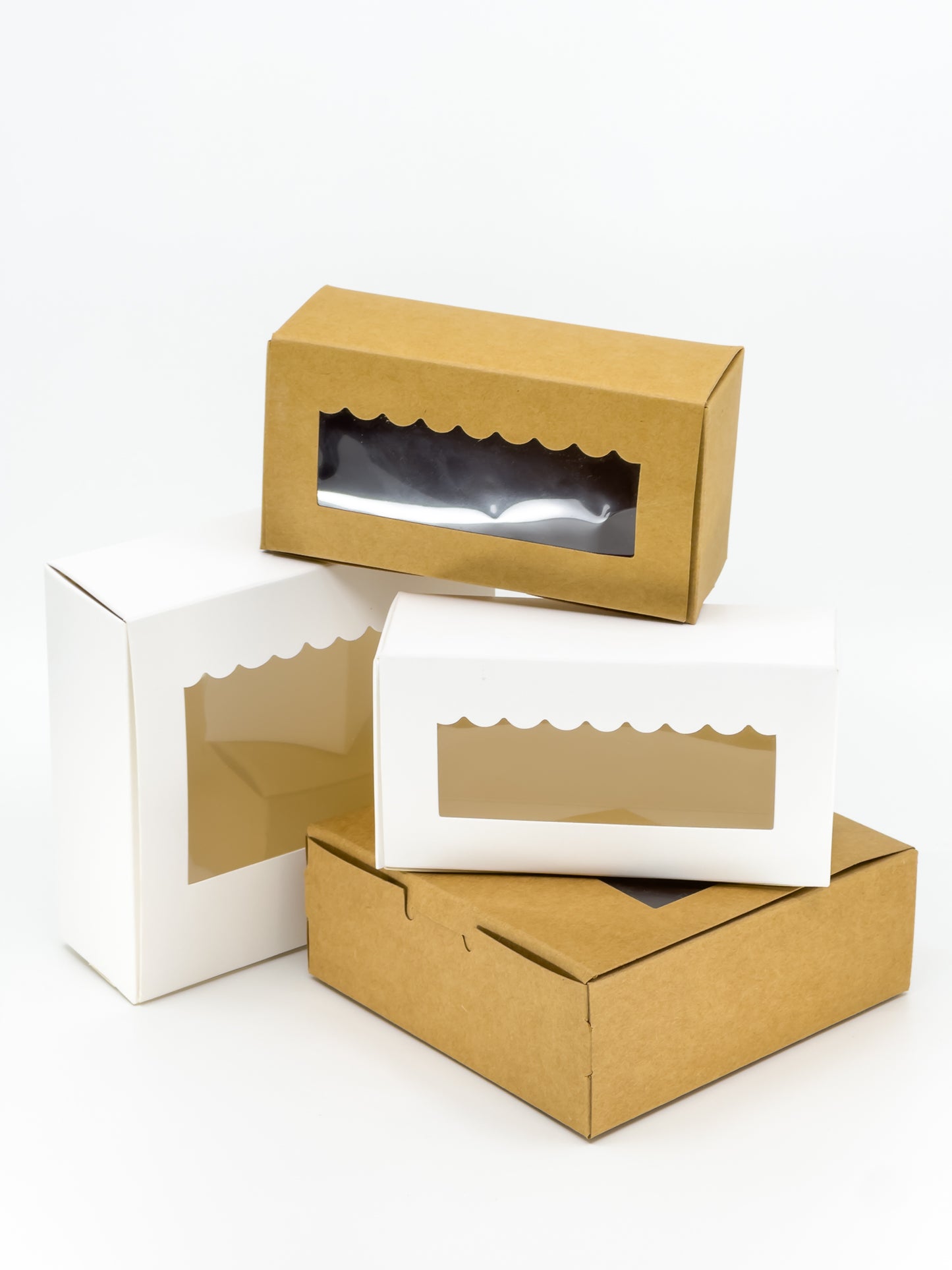Window Kraft Box - Pack of 10