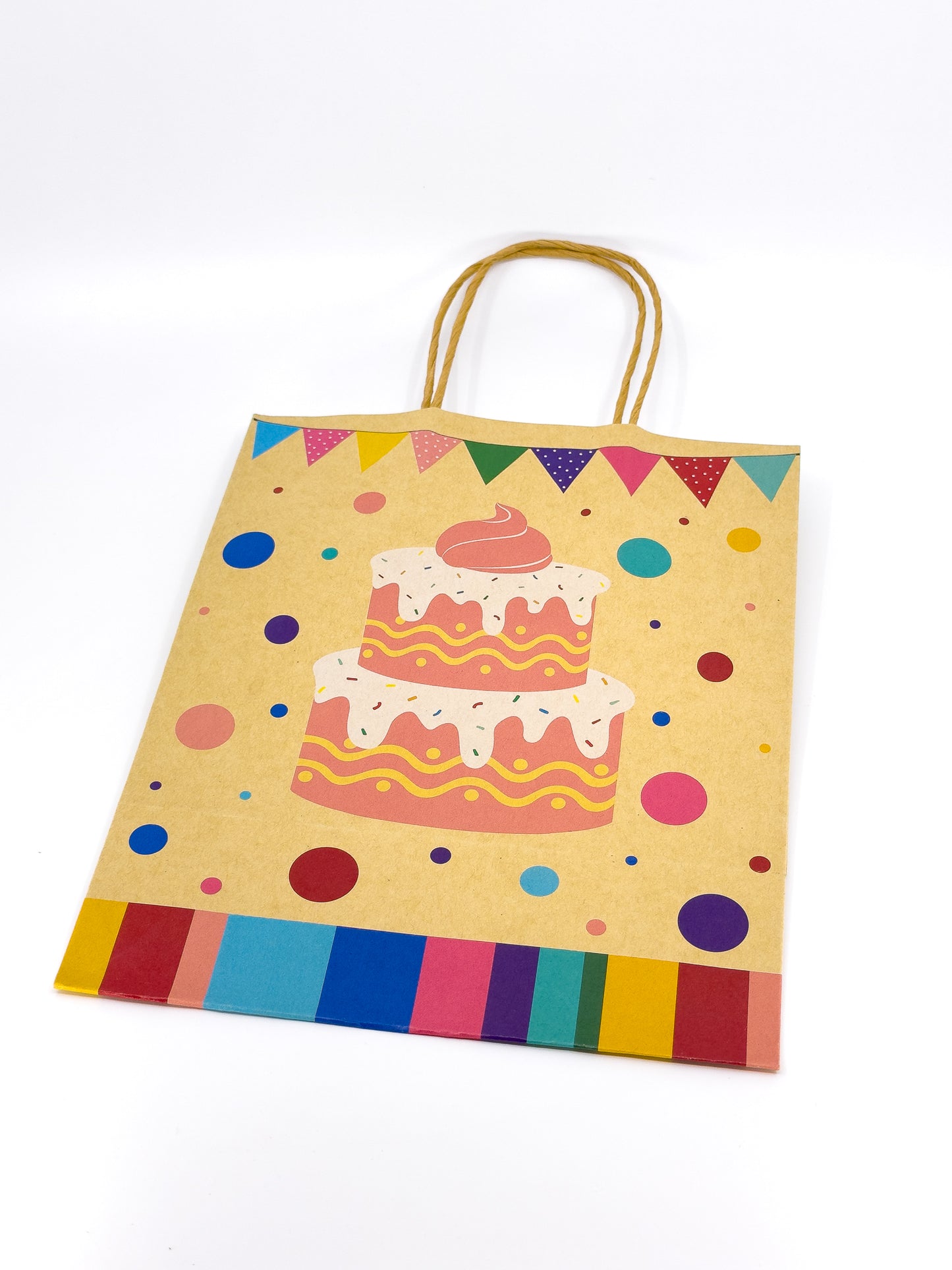 Kraft Party Bag - 20x14x26cm - Pack of 12