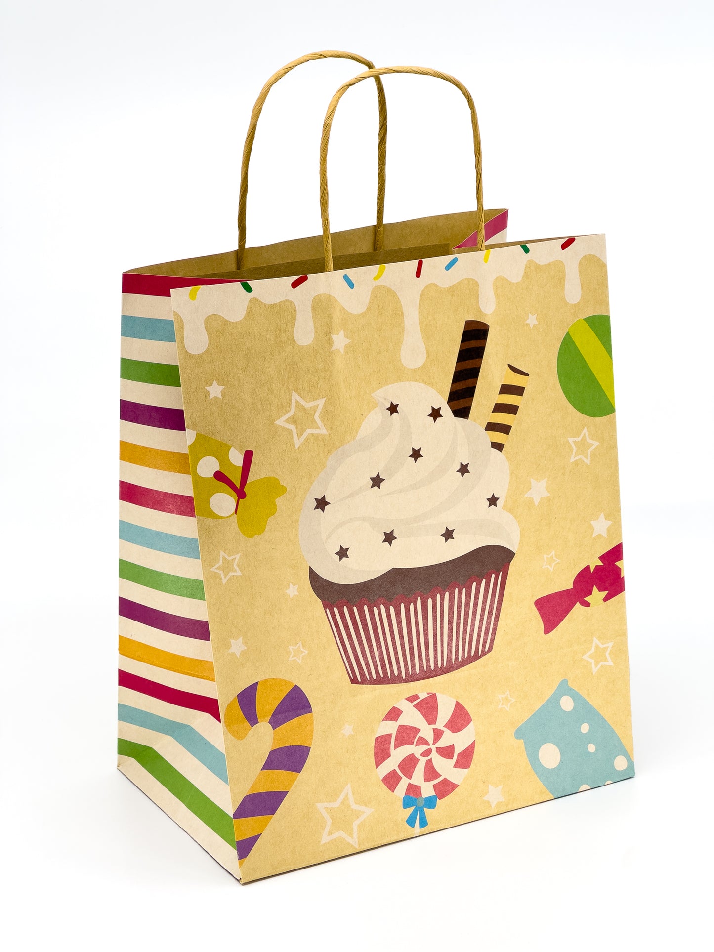 Kraft Party Bag - 20x14x26cm - Pack of 12