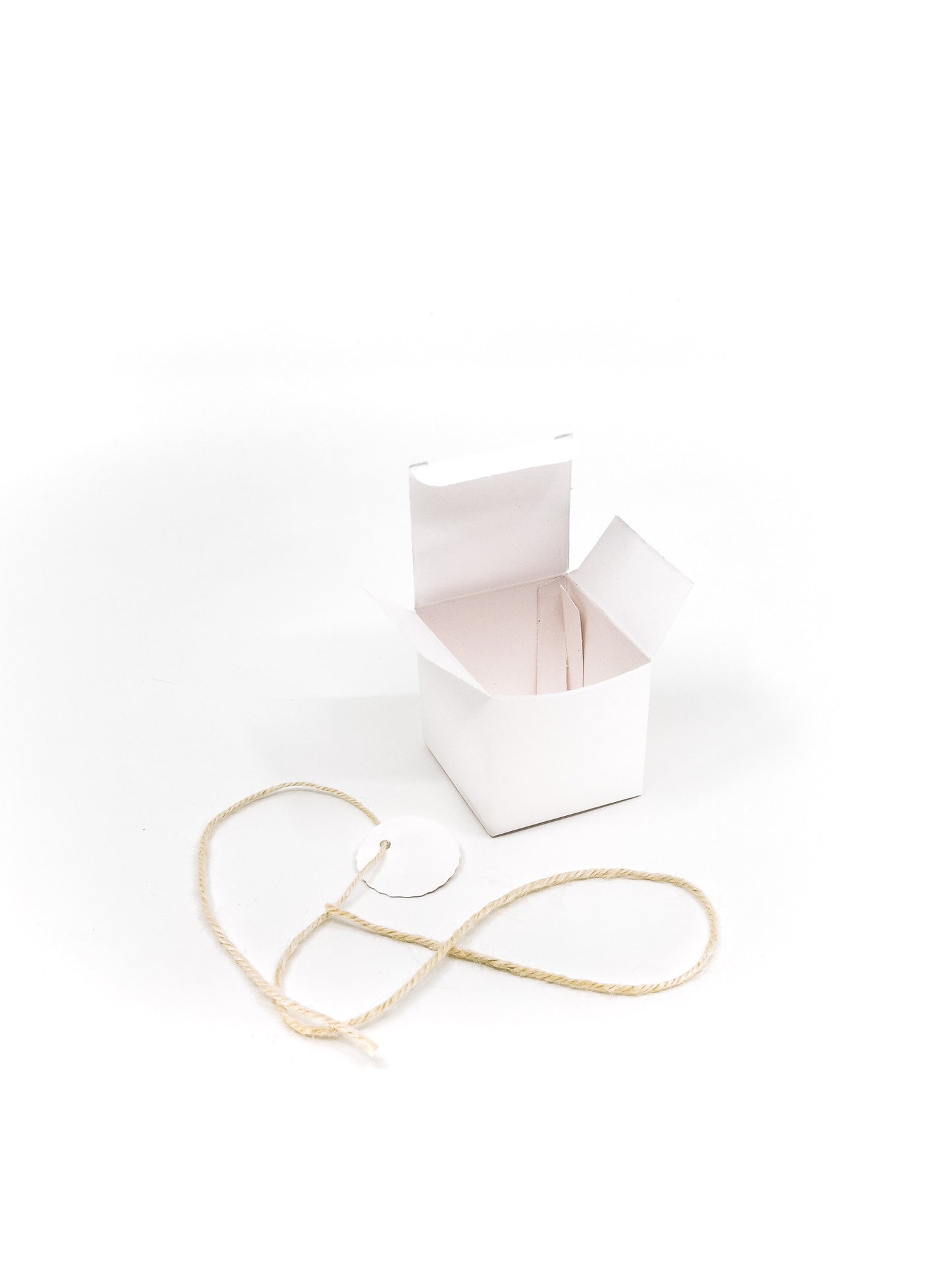 Kraft Box with Twine - 5x5x5cm - Set of 50