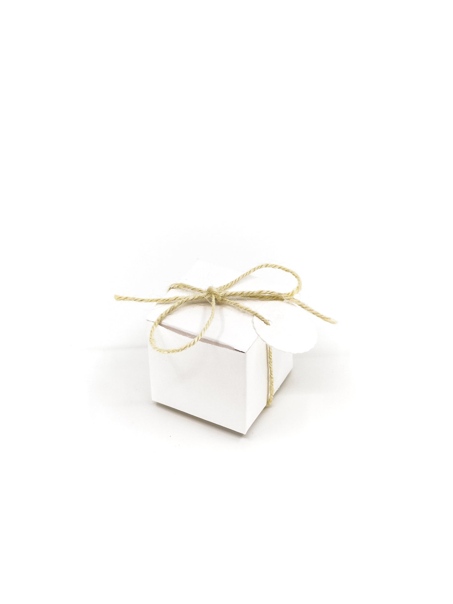 Kraft Box with Twine - 5x5x5cm - Set of 50