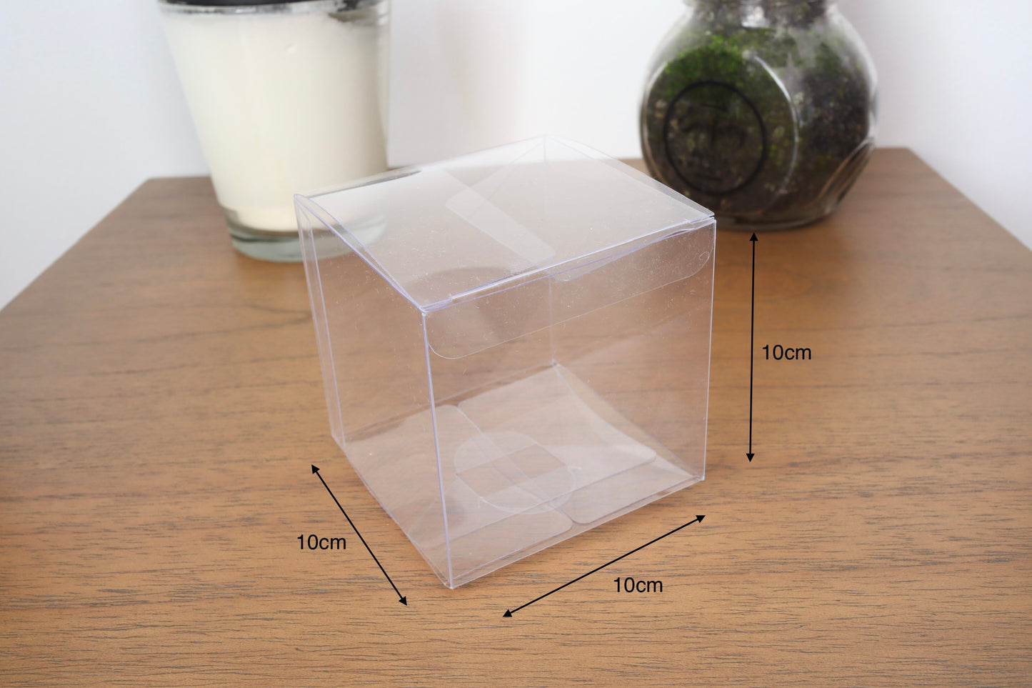 Clear PVC Box - Pack of 10 - Multi Size