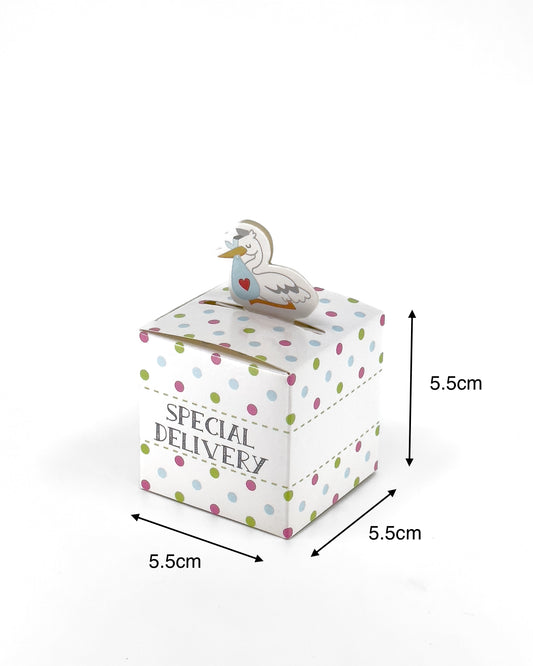 'Special Delivery' Baby Shower Favour Box - Pack of 10