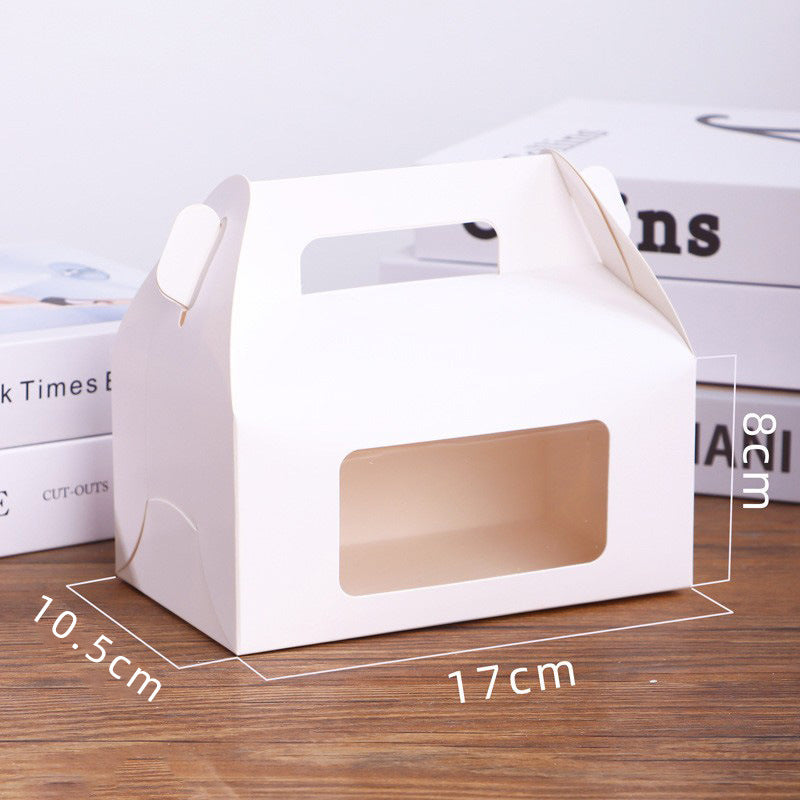 Gable Kraft Box - White Brown - Pack of 20