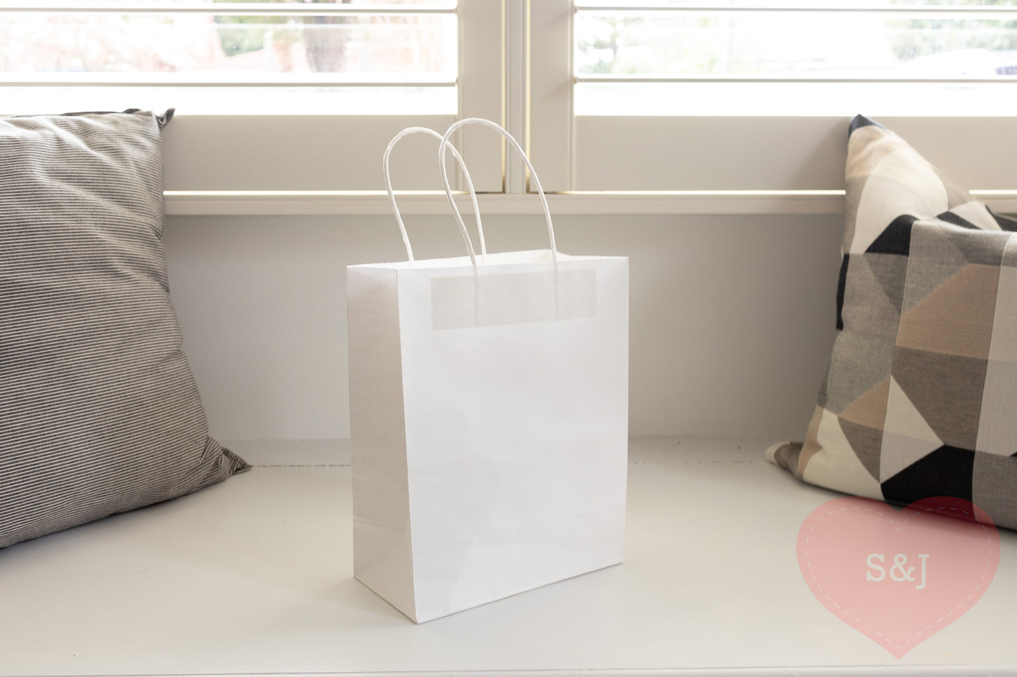 Paper Bags - White/Brown/Black - Pack of 50