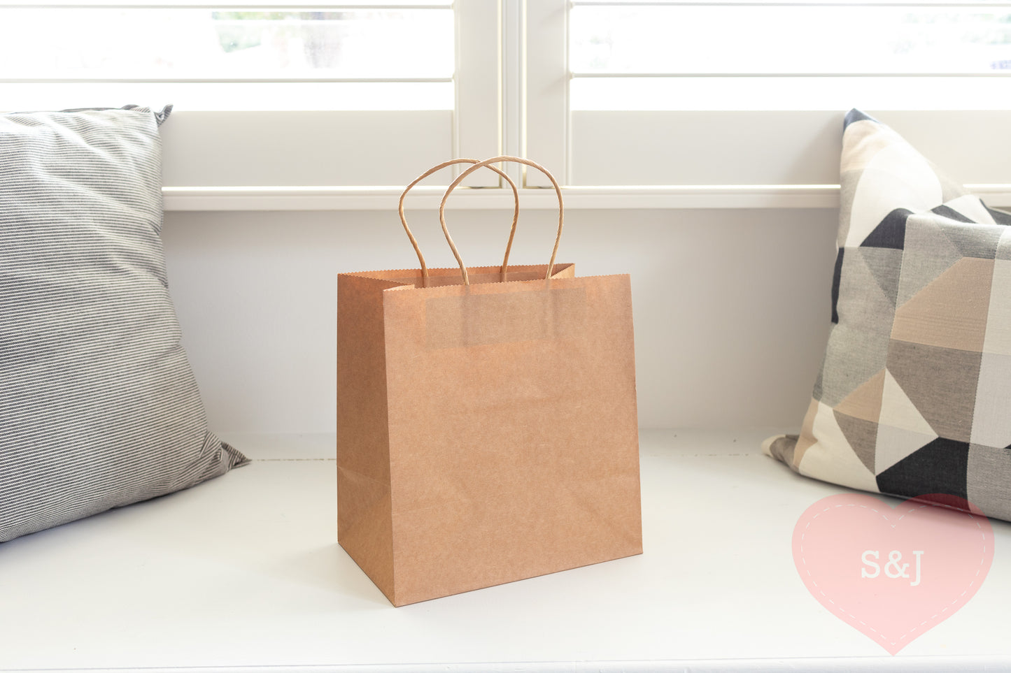 Paper Bags - White/Brown/Black - Pack of 50