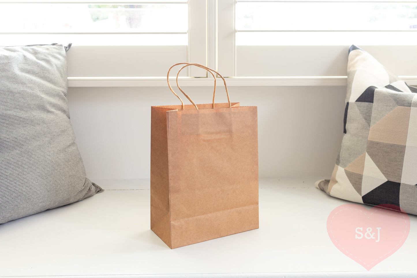 Paper Bags - White/Brown/Black - Pack of 50