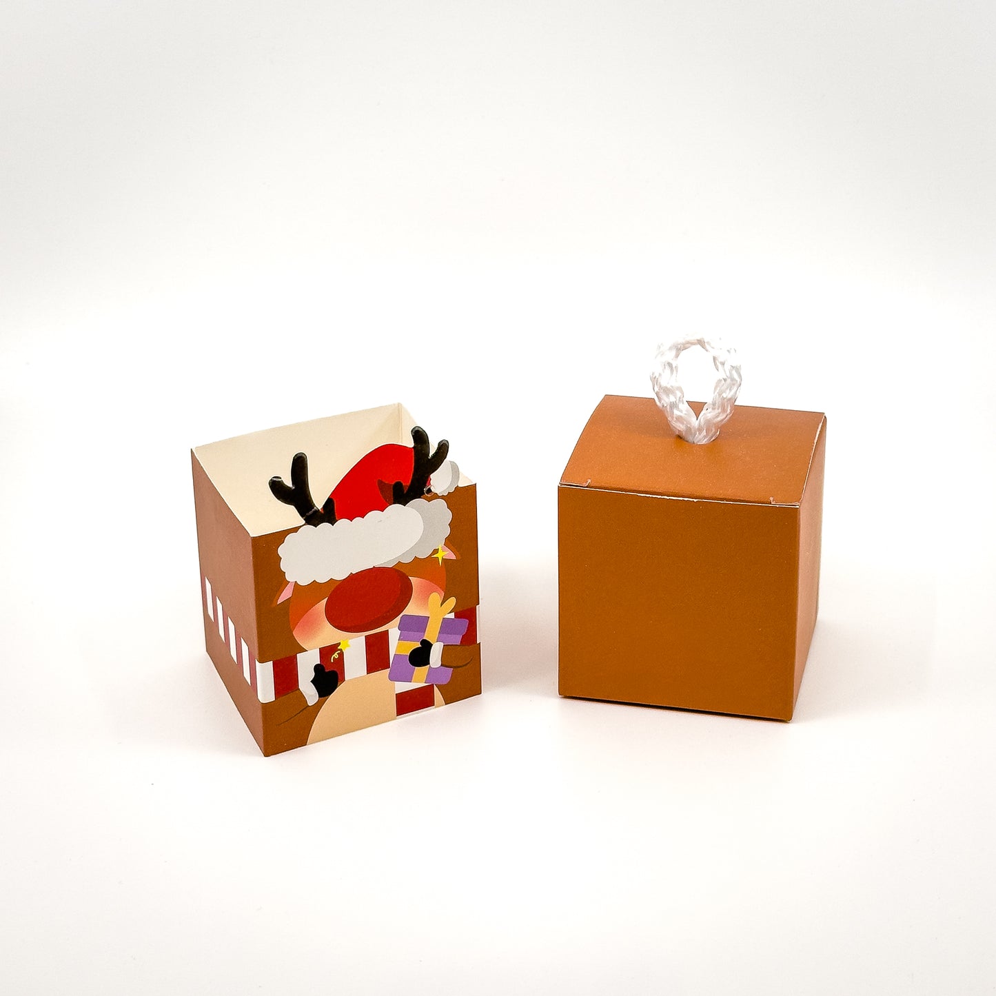 Xmas Favour Box - 5.5x5.5x5.5cm - Pack of 10