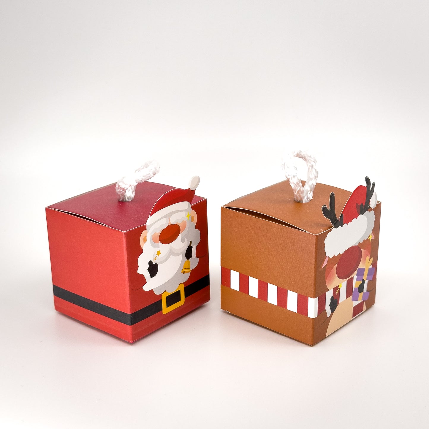 Xmas Favour Box - 5.5x5.5x5.5cm - Pack of 10