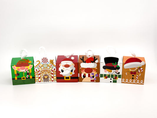 Xmas Favour Box - 5.5x5.5x5.5cm - Pack of 10