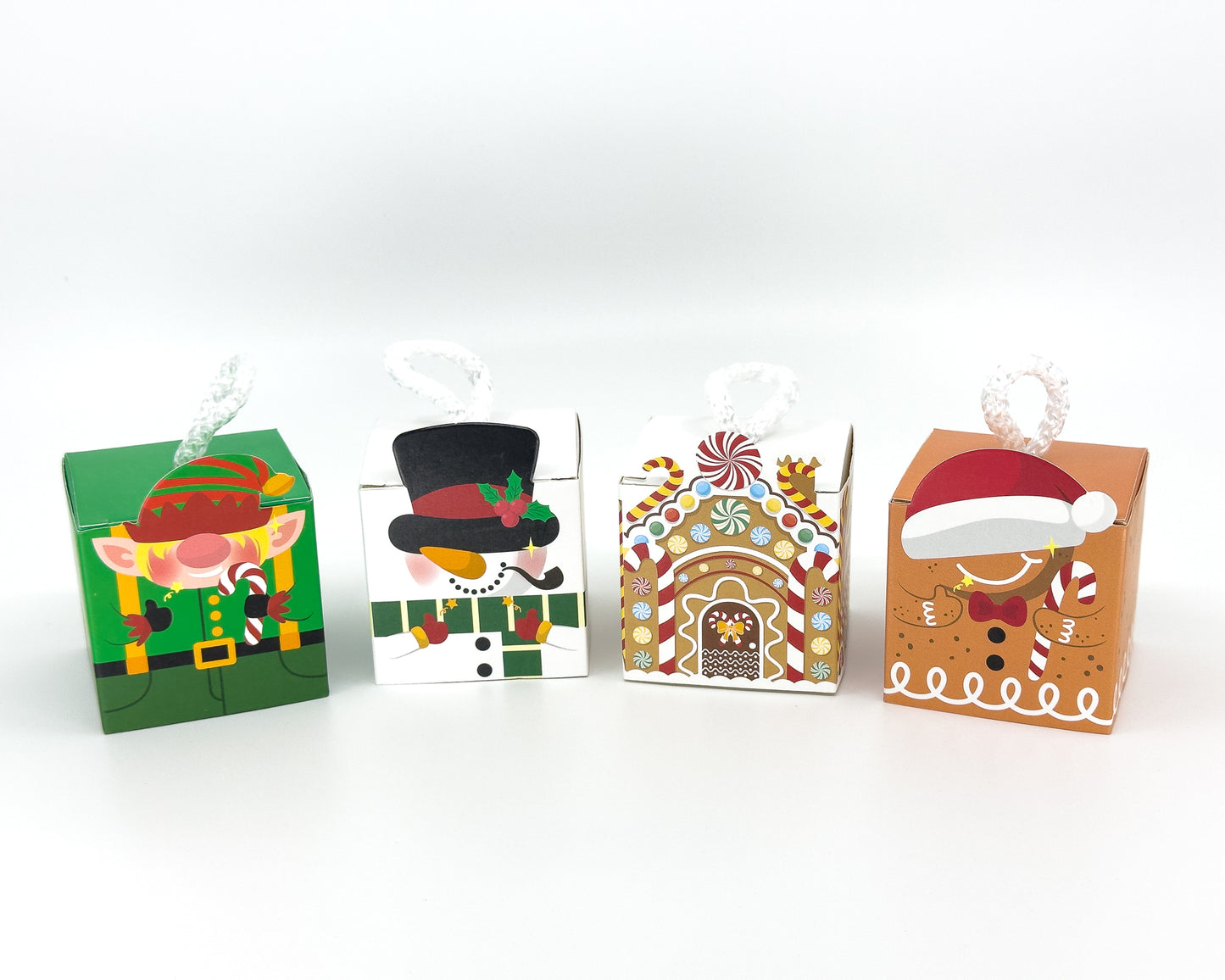 Xmas Favour Box - 5.5x5.5x5.5cm - Pack of 10