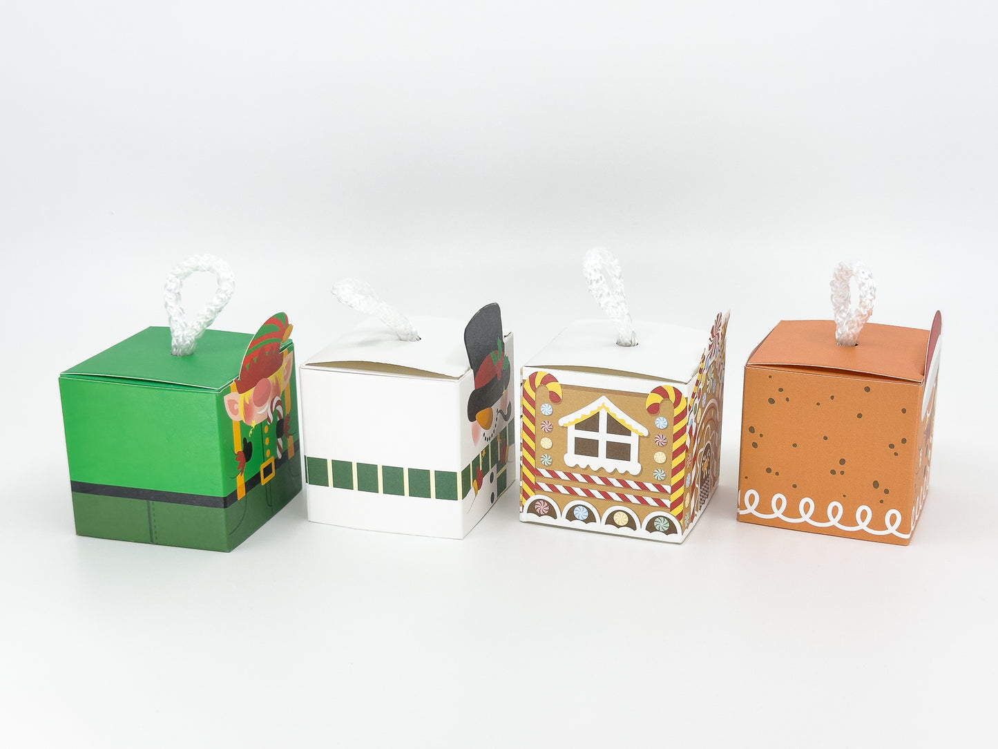 Xmas Favour Box - 5.5x5.5x5.5cm - Pack of 10