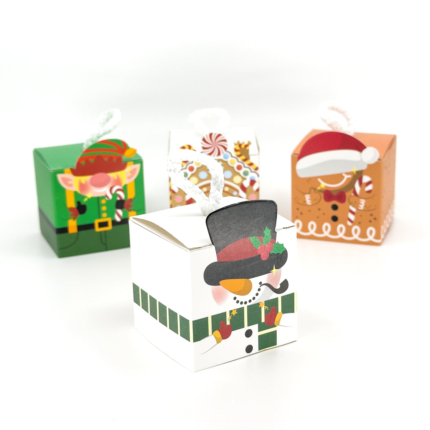 Xmas Favour Box - 5.5x5.5x5.5cm - Pack of 10