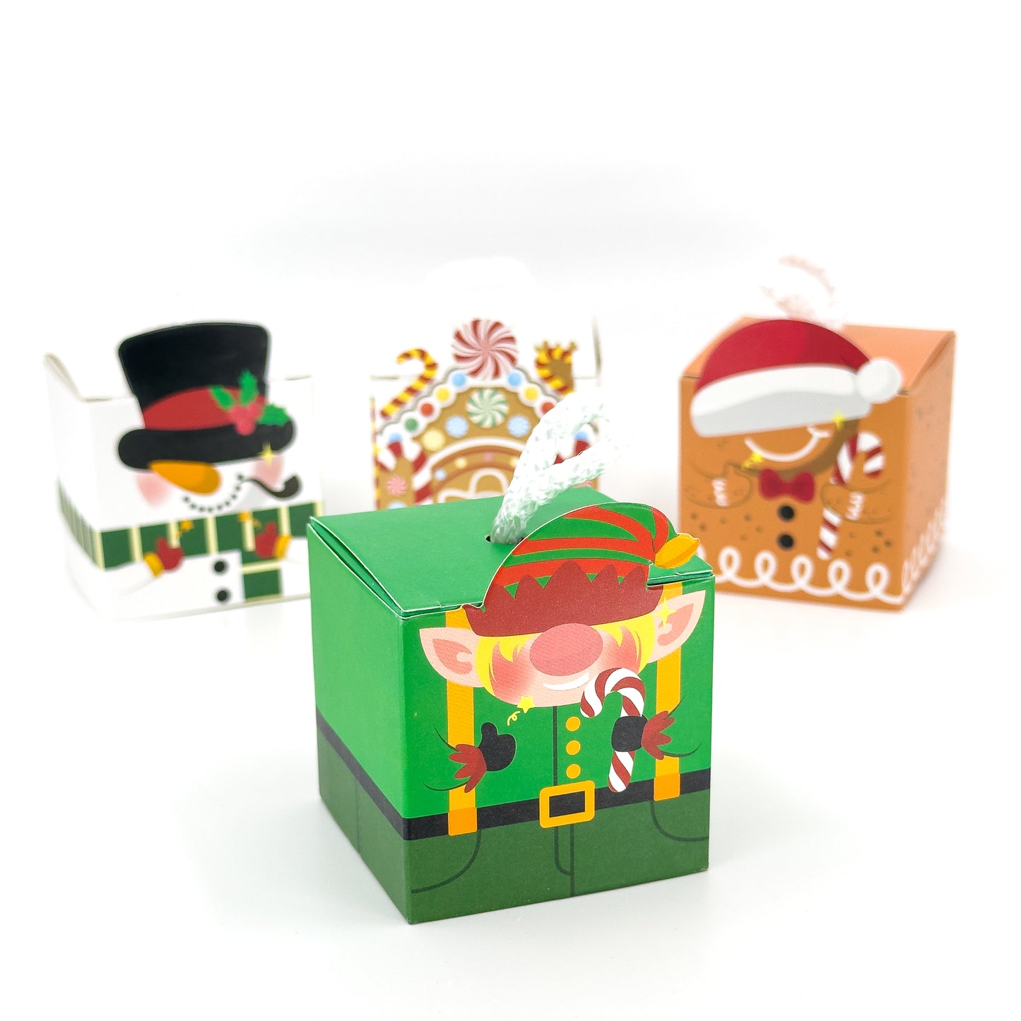 Xmas Favour Box - 5.5x5.5x5.5cm - Pack of 10