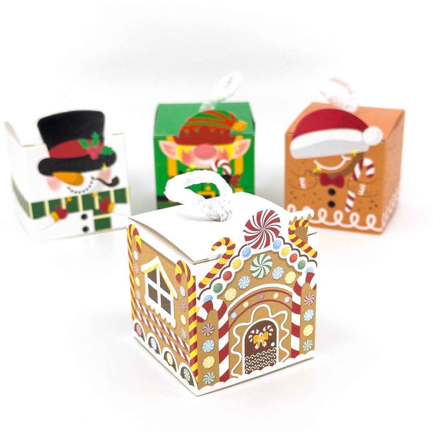 Xmas Favour Box - 5.5x5.5x5.5cm - Pack of 10