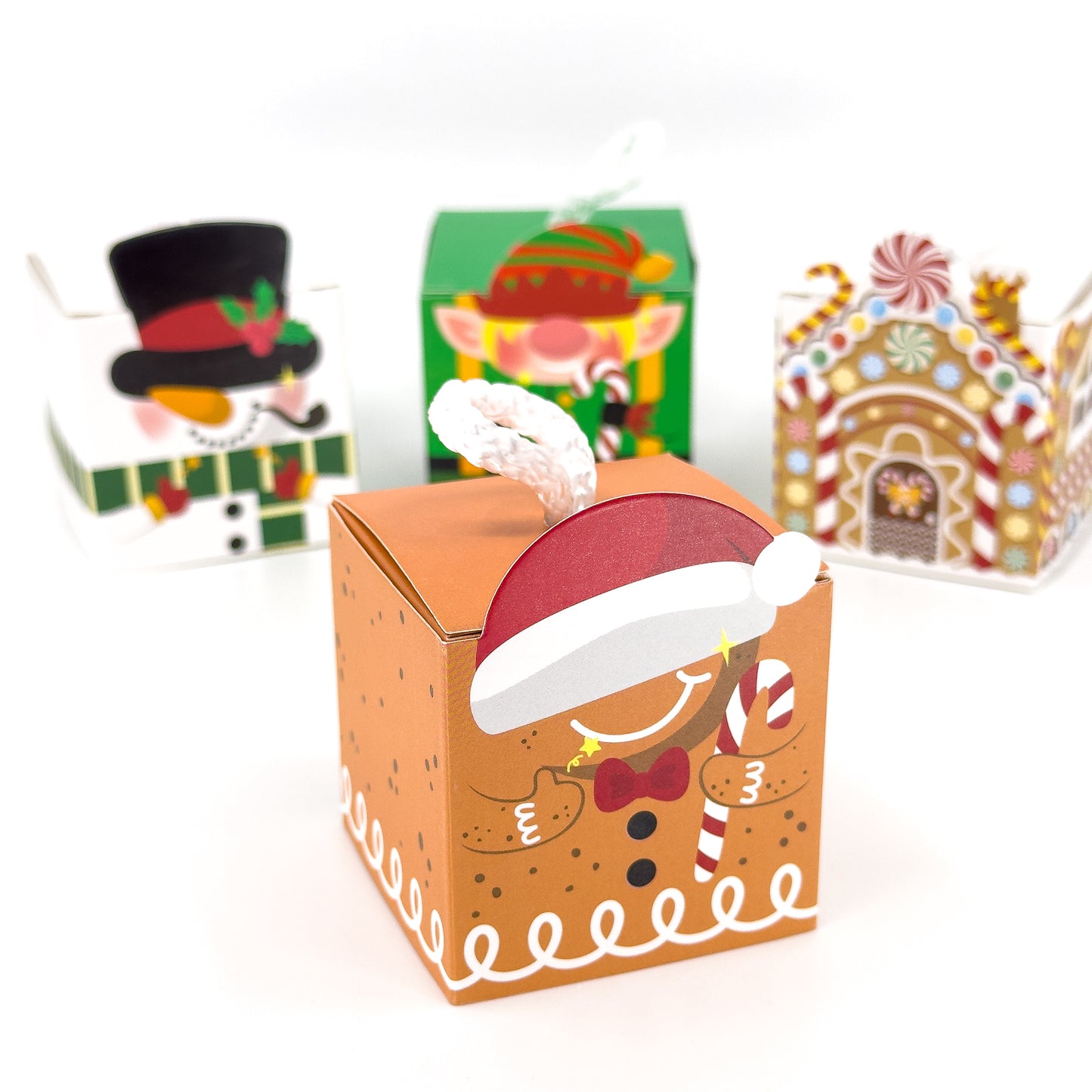 Xmas Favour Box - 5.5x5.5x5.5cm - Pack of 10