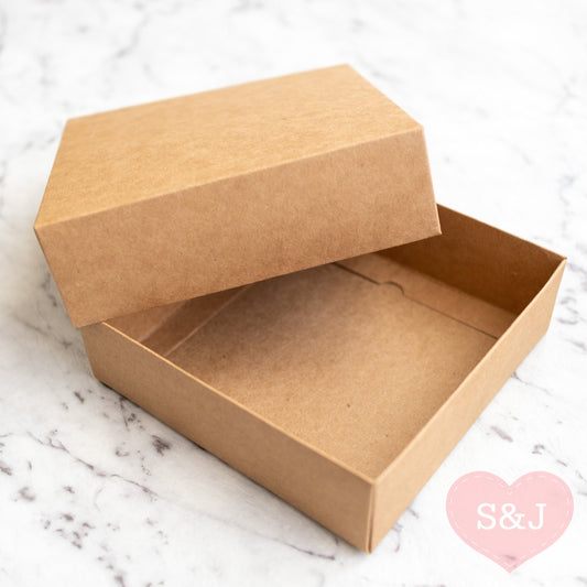 Cardboard Kraft Box - Pack of 50 - Multi Sizes