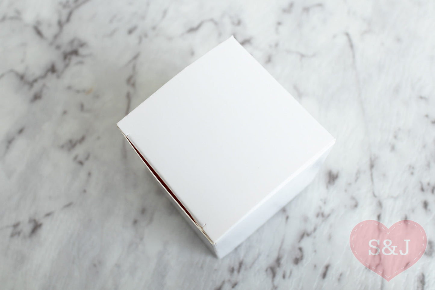 Square White Boxes - Pack of 50