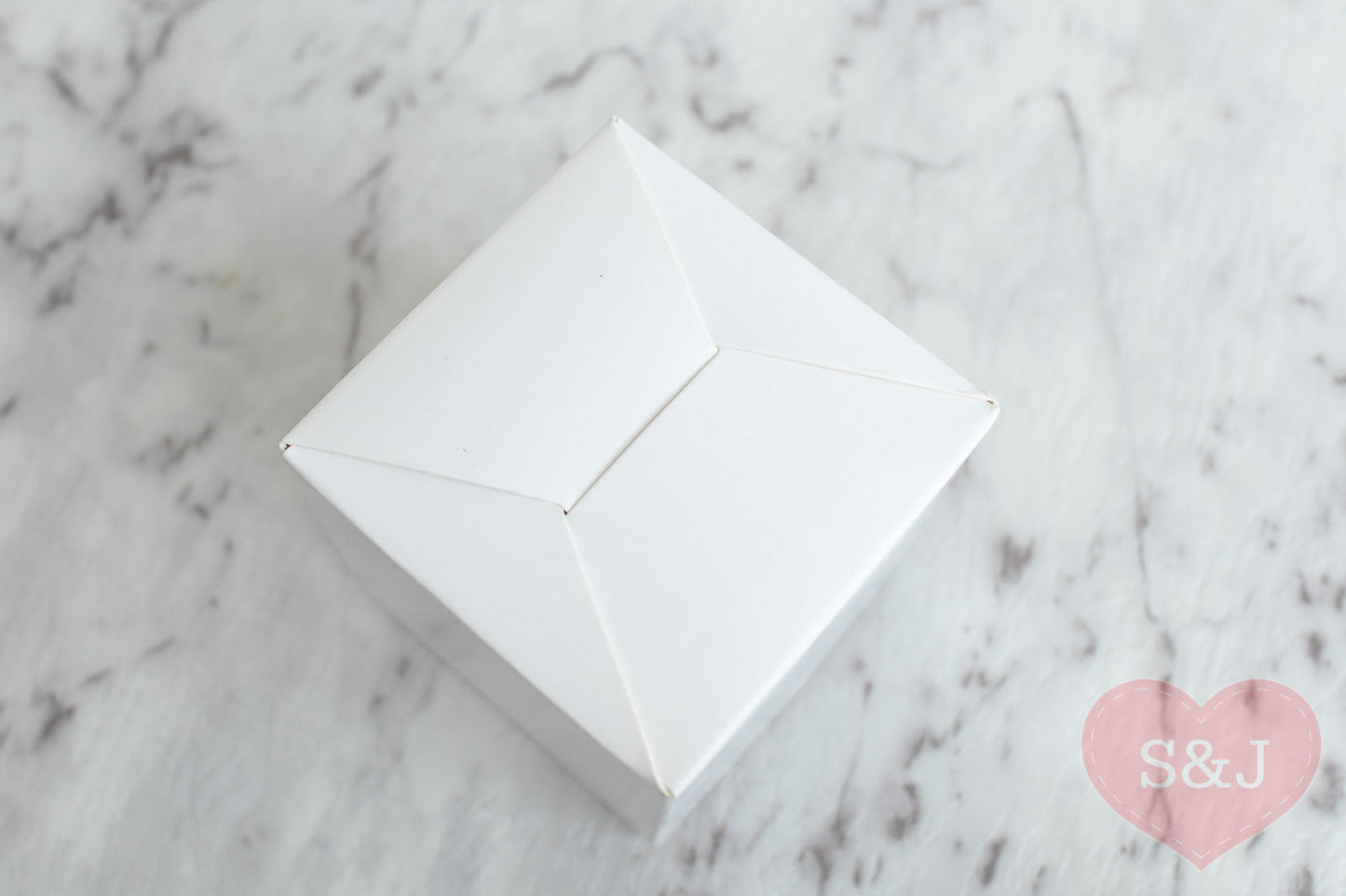 Square White Boxes - Pack of 50