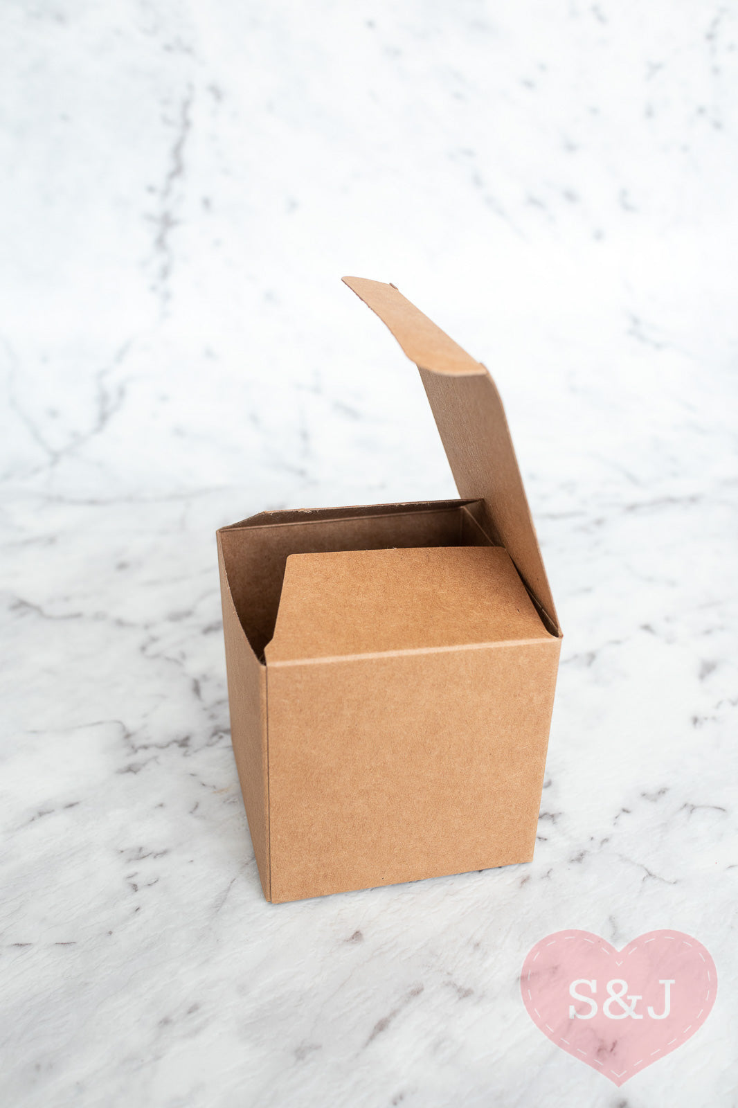 Square Kraft Boxes - Pack of 50