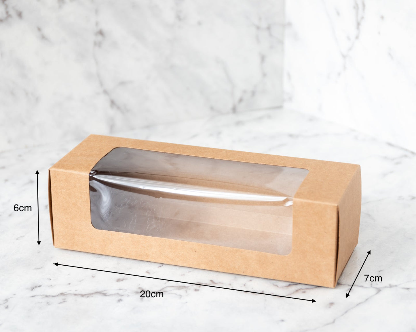 Window Kraft Box - Pack of 50