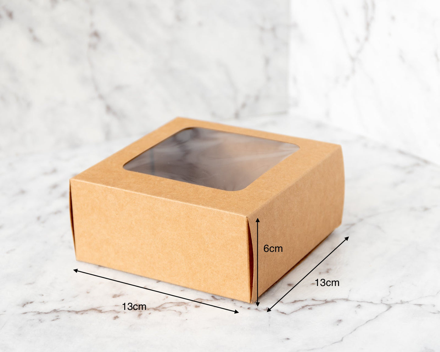 Window Kraft Box - Pack of 50