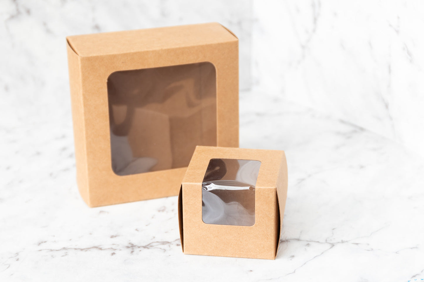 Window Kraft Box - Pack of 50