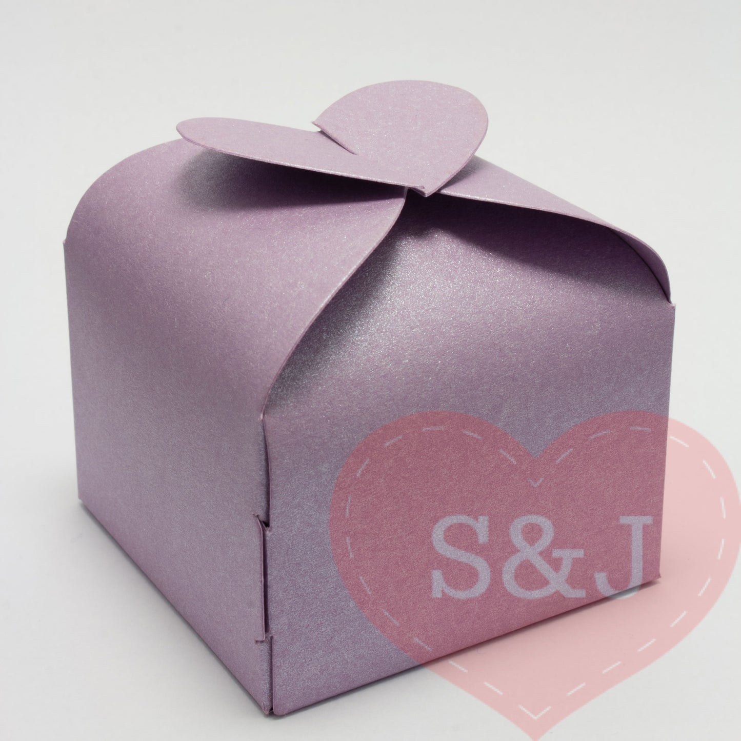 Love heart Favour Box - 6x6x6cm - Pack of 50