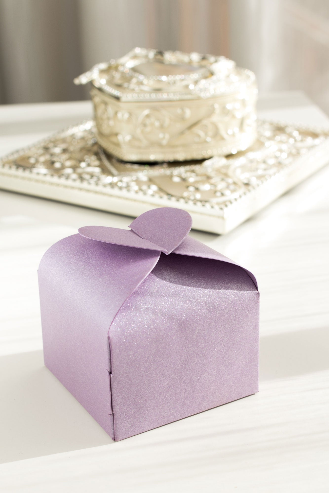Love heart Favour Box - 6x6x6cm - Pack of 50
