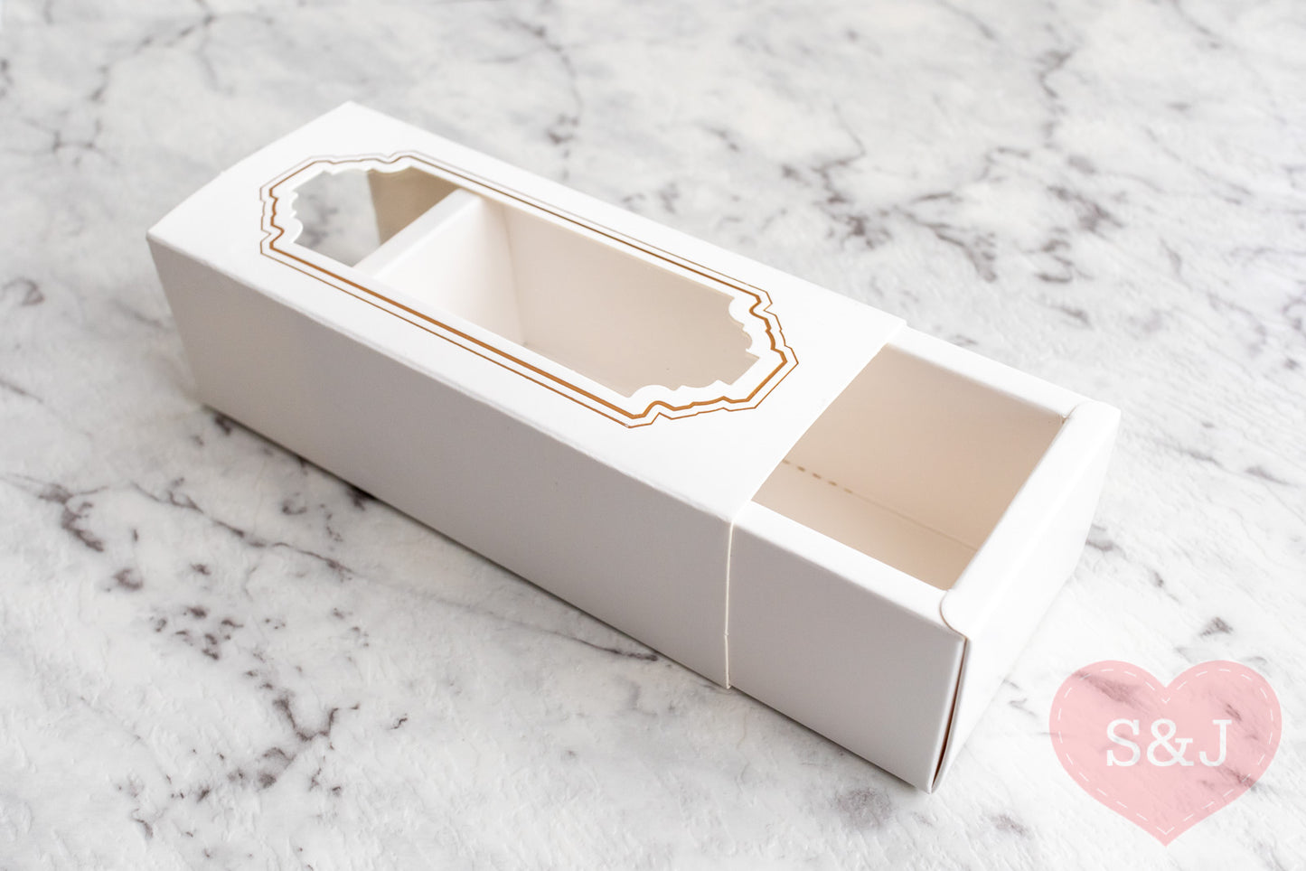 Sleeve Macaroon Box - 15x6x5cm 300gsm - Pack of 10