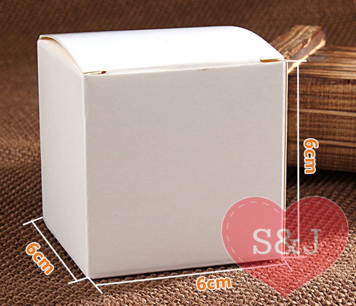 White Square Boxes - Pack of 10
