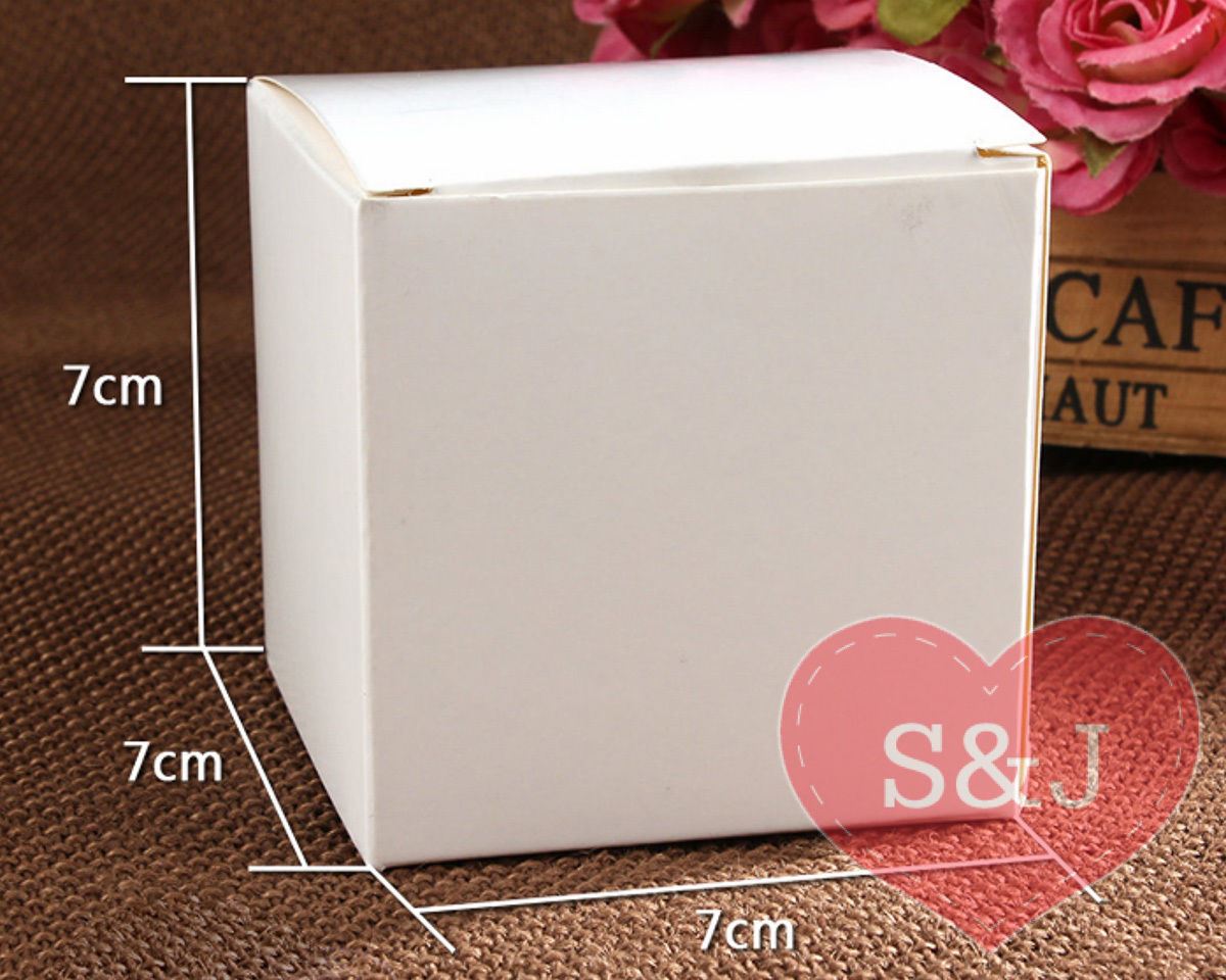 White Square Boxes - Pack of 10
