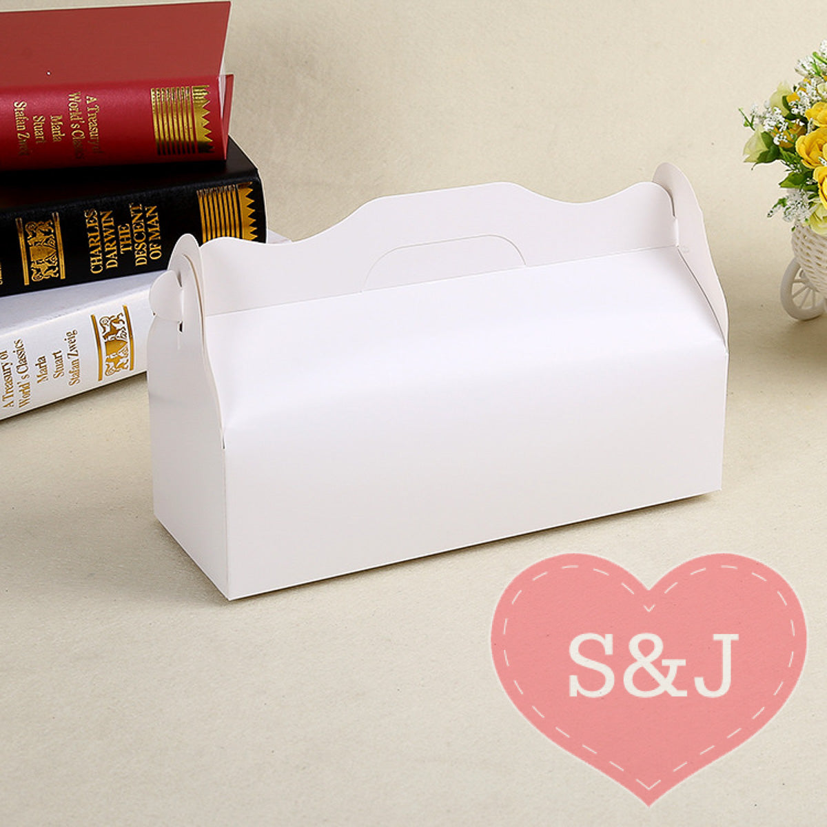 Swiss Roll Cake Box - 27x10.5x16cm - Pack of 10