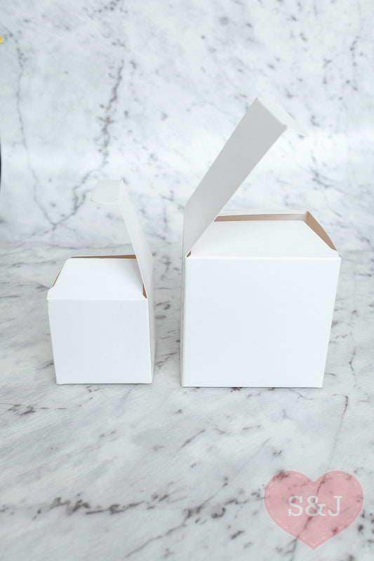 White Square Boxes - Pack of 50