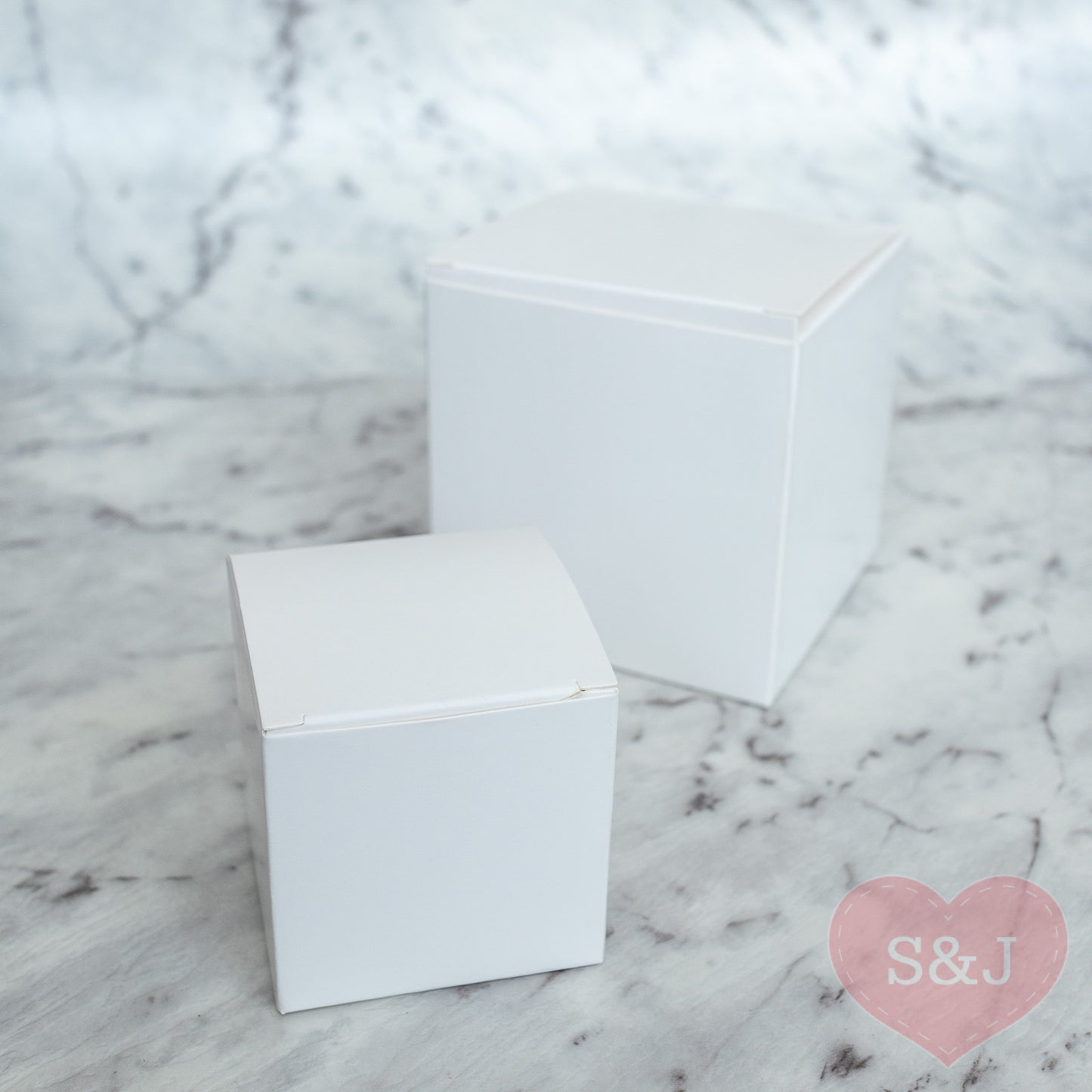 White Square Boxes - Pack of 10