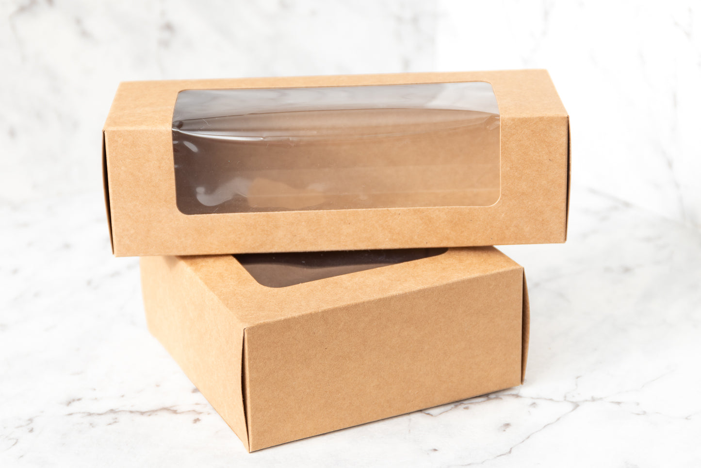 Window Kraft Box - Pack of 10