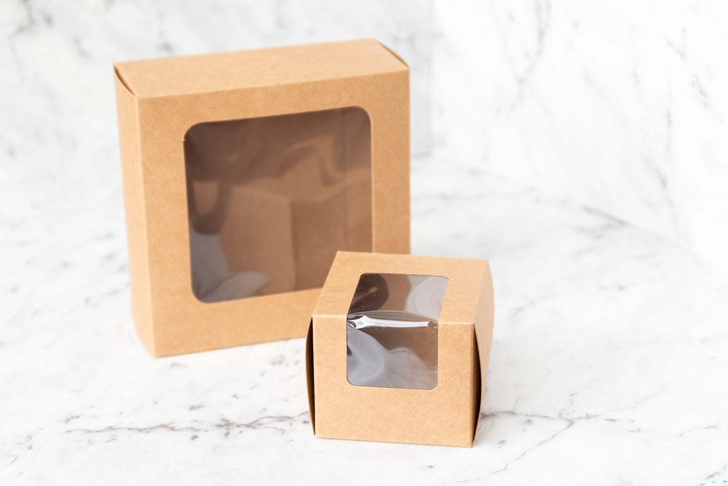 Window Kraft Box - Pack of 10