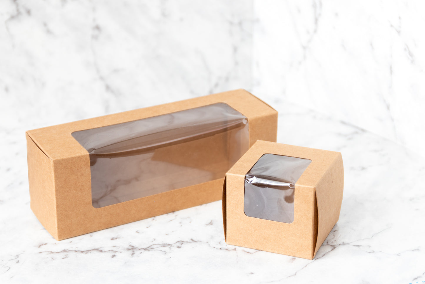 Window Kraft Box - Pack of 10