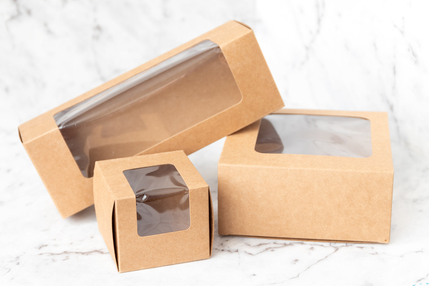 Window Kraft Box - Pack of 10